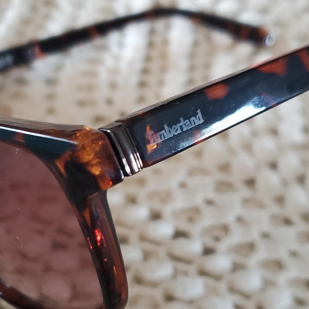 Timberland Sunglasses Mens 56-19-145 Tortoise Brown Square Havana TB7146 52F CE - Picture 2 of 8